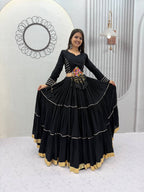 SM Pure Cotton Navratri Lehenga Choli Set with Padded Blouse