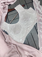 SM Super Trending Heavy Rangoli Ready To Wear Saree With Embroidery Sequin Work
