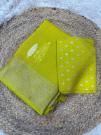 SM Pure Viscose Russian Mysore Crepe Sarees