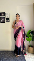 SM Trending Heavy Soft Georgette Party Wear Sarees