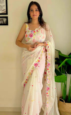 SM Trending Heavy Soft Georgette Party Wear Sarees