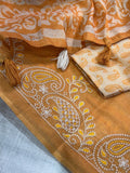 SM Designer Cotton Festive Saree With Thread Sequin Embroidery