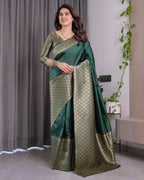 SM Pure Banarasi Silk Saree with Elegant Zari Weaving