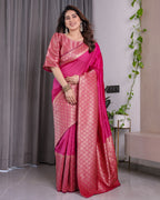 SM Pure Banarasi Silk Saree with Elegant Zari Weaving