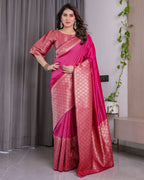 SM Pure Banarasi Silk Saree with Elegant Zari Weaving