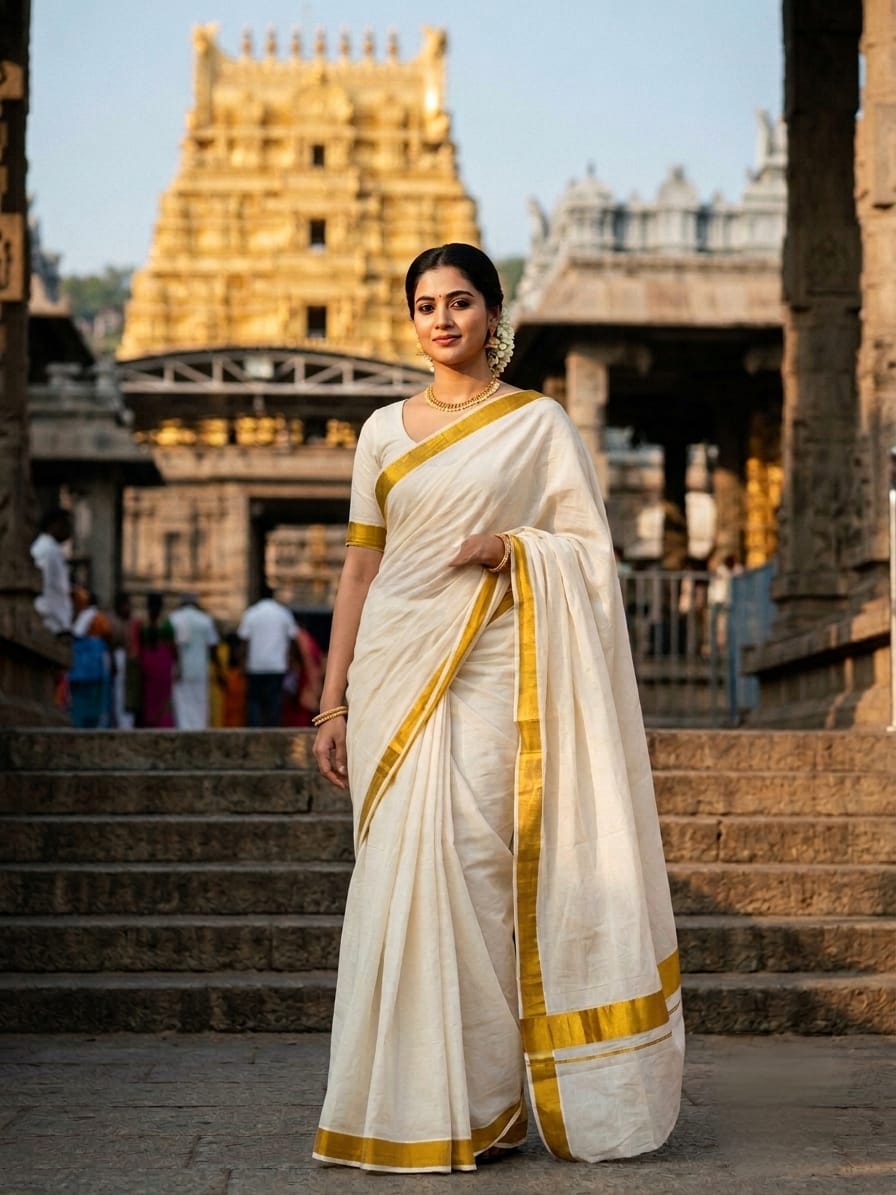 SM Butter Soft Pure Cotton Saree with Original Zari Pallu