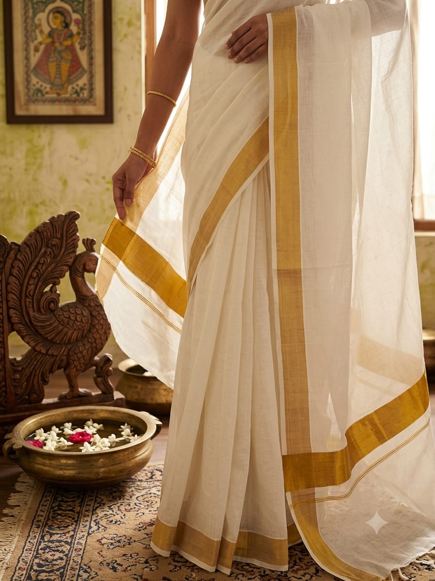 SM Butter Soft Pure Cotton Saree with Original Zari Pallu