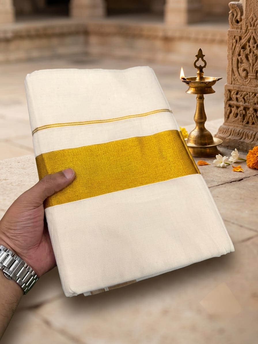 SM Butter Soft Pure Cotton Saree with Original Zari Pallu