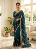 SM Designer Leheriya Padding Fendy Chiffon Saree