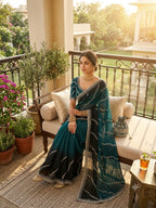 SM Designer Leheriya Padding Fendy Chiffon Saree