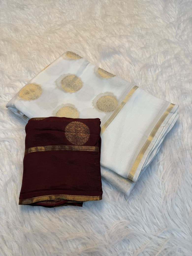 SM Pure Viscose Russian Dola Silk Saree