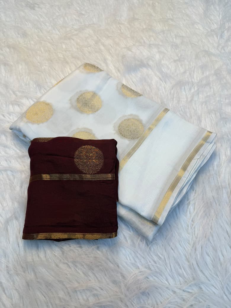 SM Pure Viscose Russian Dola Silk Saree