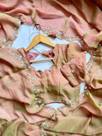 SM Karwa Chauth Special Pure Chiffon Handwork Saree