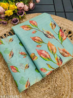 SM Women Cotton Silk Printed Saree
